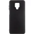 Чехол Silicone Case Lakshmi Elit для Xiaomi Redmi Note 9s / Note 9 Pro / Note 9 Pro Max – Черный / Black. Фото 1 из 7