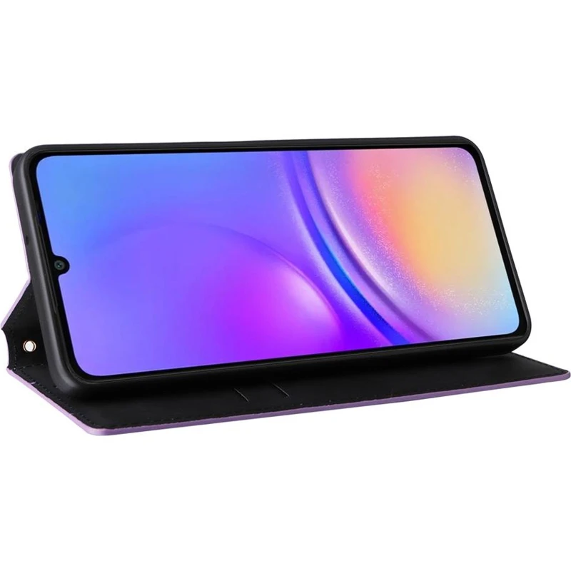 Кожаный чехол-книжка Rhombus Book для Samsung Galaxy A57 5G – Purple. Фото 3 из 5