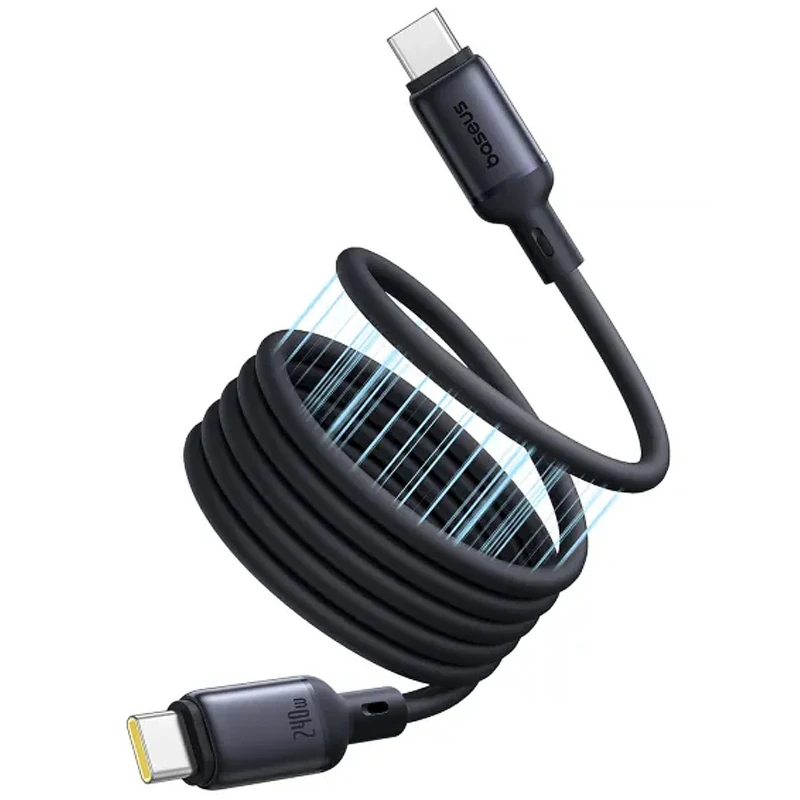 Дата кабель Baseus PicoGo Type-C to Type-C 240W (2m) (E04233) – Cosmic Black. Фото 1 из 4