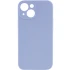 Чехол с защитой камеры Silicone Case для Apple iPhone 15 Plus (6.7") – Голубой / Lilac Blue. Фото 1 из 3