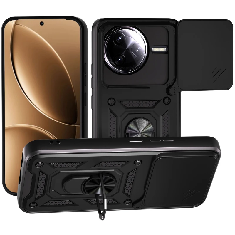 Удароміцний чохол Ummi Camshield Serge Ring (in box) для Xiaomi Poco F7 Ultra фото 1 з 3