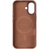 TPU чохол Carbon Protective with Magsafe для Apple iPhone 17 (6.3") – Coffee. Фото 4 з 7