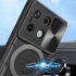 Ударопрочный чехол Bracket Ringstand с защитной шторкой для камеры для Xiaomi Poco X6 Pro – Black. Фото 5 из 8