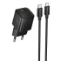 СЗУ Hoco N66 Ingenious PD35W (1USB-C) + кабель Type-C to Type-C – Black. Фото 1 из 5