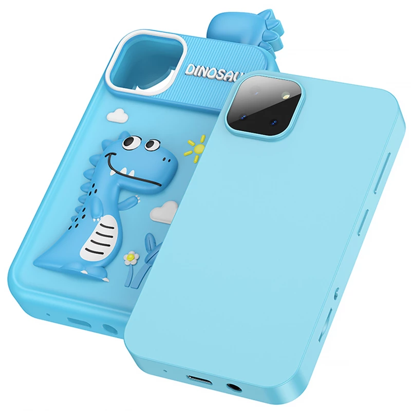 Детский игровой телефон Hoco Y103 2.8-inch – Blue. Фото 4 из 6