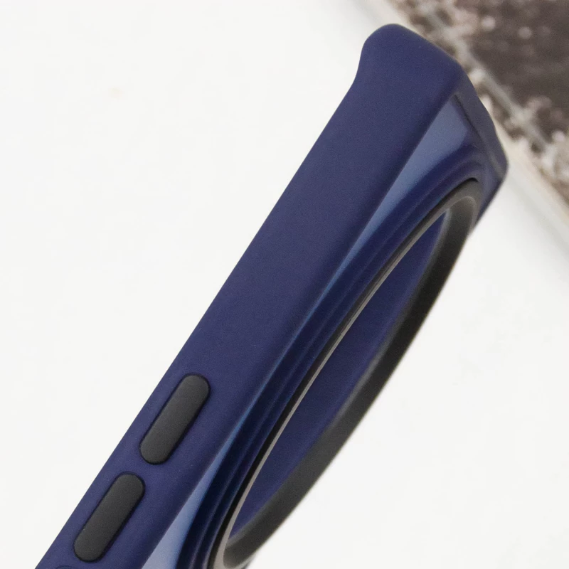 Чехол TPU+PC Lyon Frosted на Xiaomi Redmi A3 – Синий / Navy Blue. Фото 4 из 5