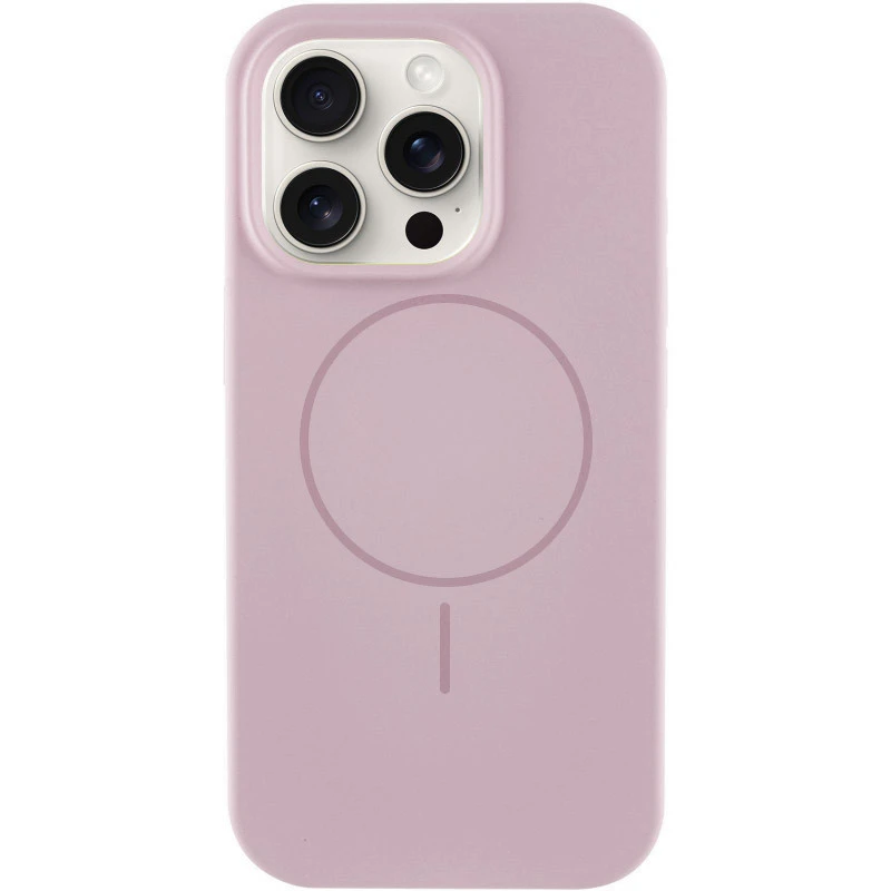 Чохол Silicone Armor Max no logo with MagSafe для Apple iPhone 12 (6.1") – Рожевий / Pink Sand. Фото 2 з 6