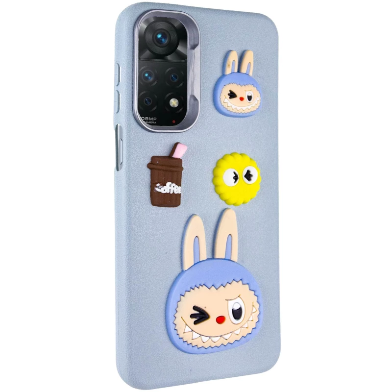 Чохол Labubu Toys для Xiaomi Redmi Note 12 Pro 4G – Labubu / Blue. Фото 1 з 5