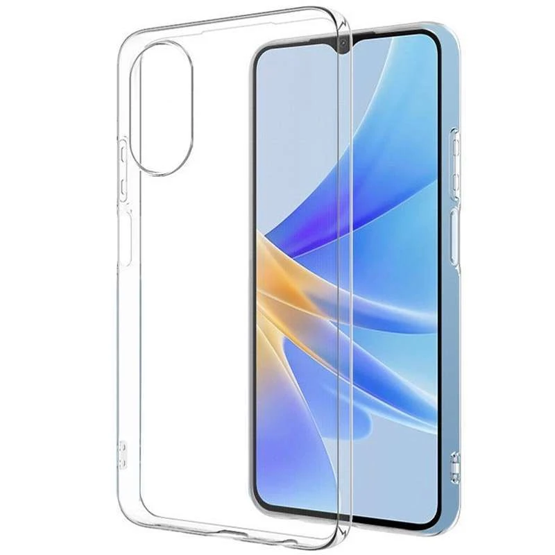 

Ультратонкий силіконовий чохол 1,5 мм на Oppo A17 (Безбарвний (прозорий))