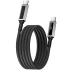 Дата кабель WIWU C079 Warriors Type-C to Type-C 100W (1.2m) – Black. Фото 4 из 6