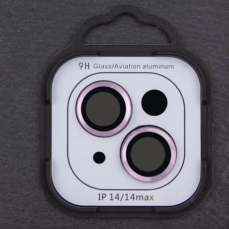 Металлическое защитное стекло на камеру для Apple iPhone 14 Plus (6.7") – Фиолетовый / Purple. Фото 6 из 7