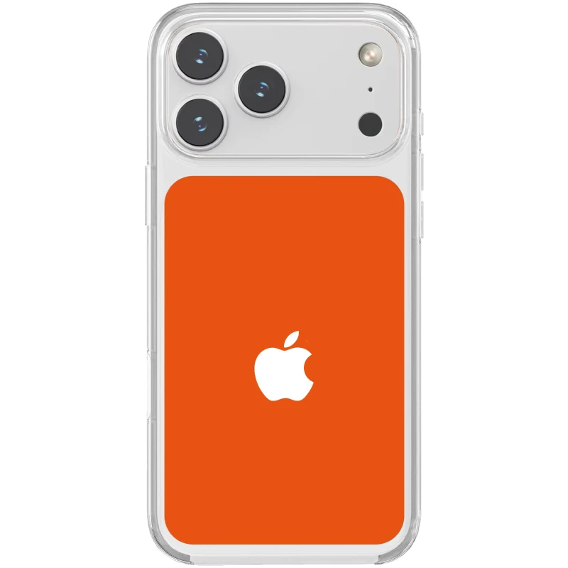 Clear Case with MagSafe and Animation для Apple iPhone 18 Pro Max – Orange. Фото 2 з 3