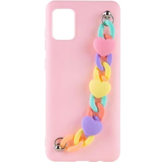 Чехол Heart с цепочкой для Samsung Galaxy A51 фото 1 из 4