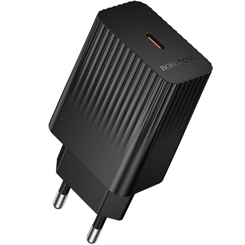 СЗУ Borofone BAS73A Source PD20W (1USB-C) – Black. Фото 1 из 4