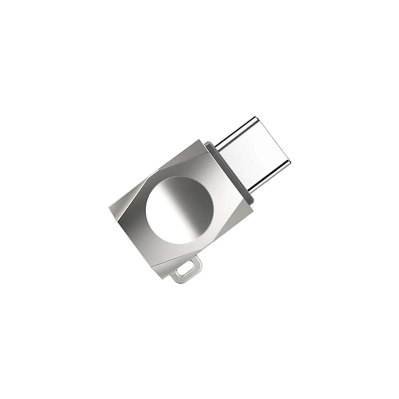 Перехідник Hoco UA8 MicroUSB to Type-C – Сталевий. Фото 2 з 7