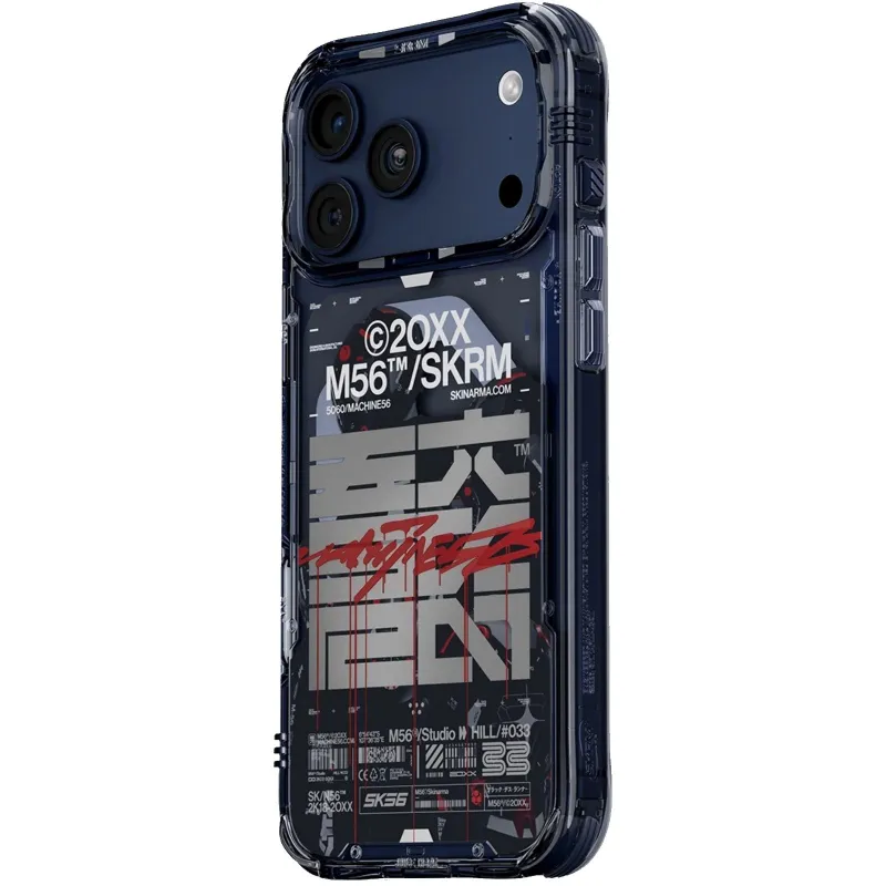 PC чехол Skinarma SKRM X M56 with MagCharge для Apple iPhone 17 Pro Max (6.9") – Blue. Фото 5 из 5