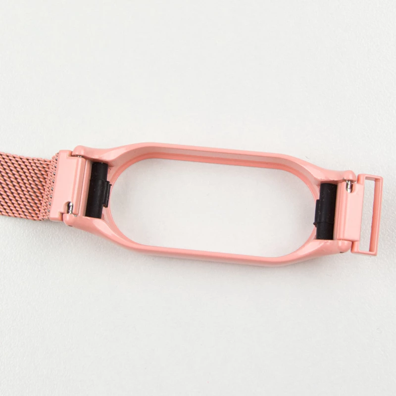 Ремінець Milanese Loop Design для Xiaomi Mi Band 7 – Peach. Фото 5 з 6