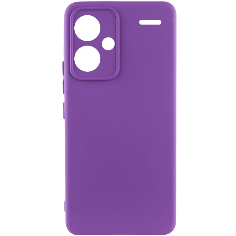 

Чехол Silicone Case Lakshmi Plus с закрытой камерой для Xiaomi Redmi Note 13 Pro+ (Фиолетовый / Purple), Фіолетовий / purple