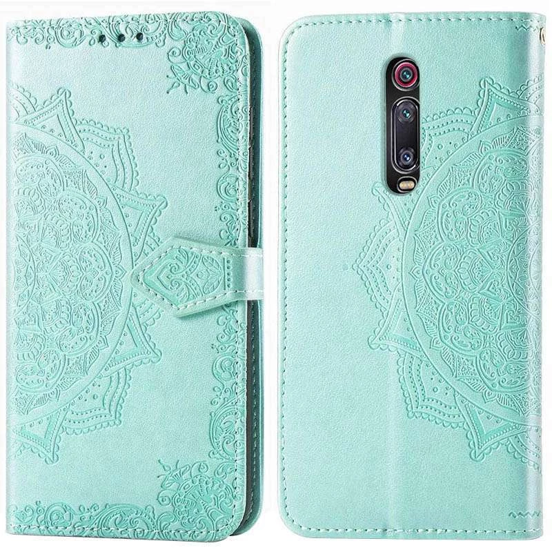 Шкіряний чохол-книжка Art Case з візитницею для Xiaomi Redmi K20 / K20 Pro / Mi9T / Mi9T Pro – Бірюзовий. Фото 2 з 6