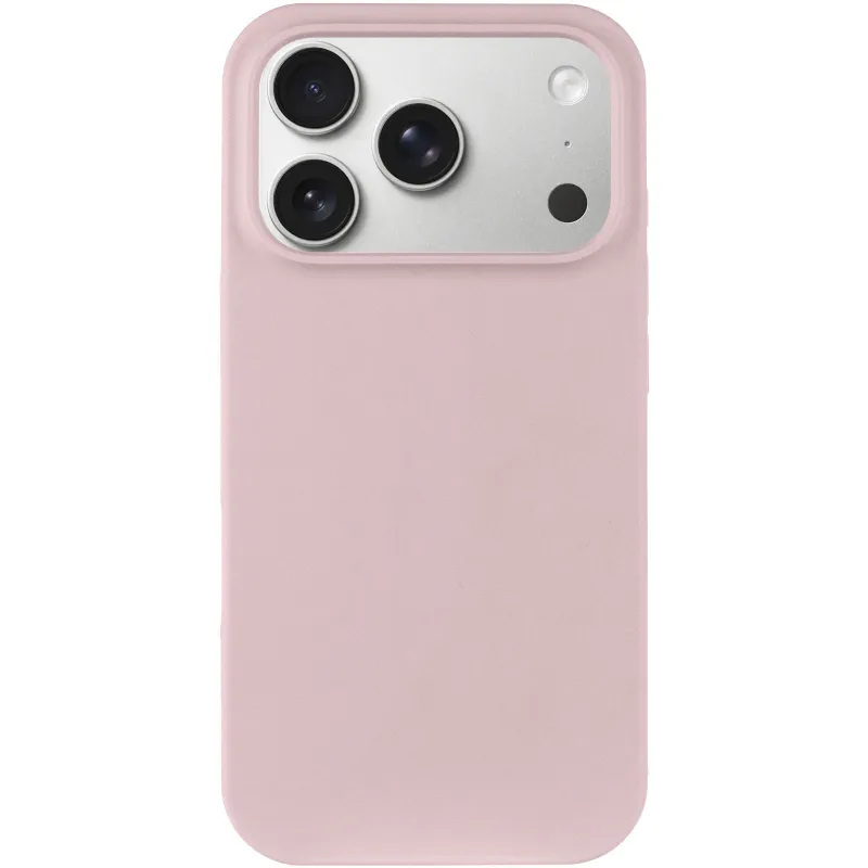Чехол Silk Full Protective (AA) NO LOGO для Apple iPhone 17 Pro (6.3") – Розовый / Chalk Pink. Фото 4 из 7