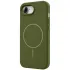Чехол Silk Full Protective (AA) NO LOGO with Magnetic Fit для Apple iPhone 16e (6.1") – Зеленый / Dark Olive. Фото 1 из 1