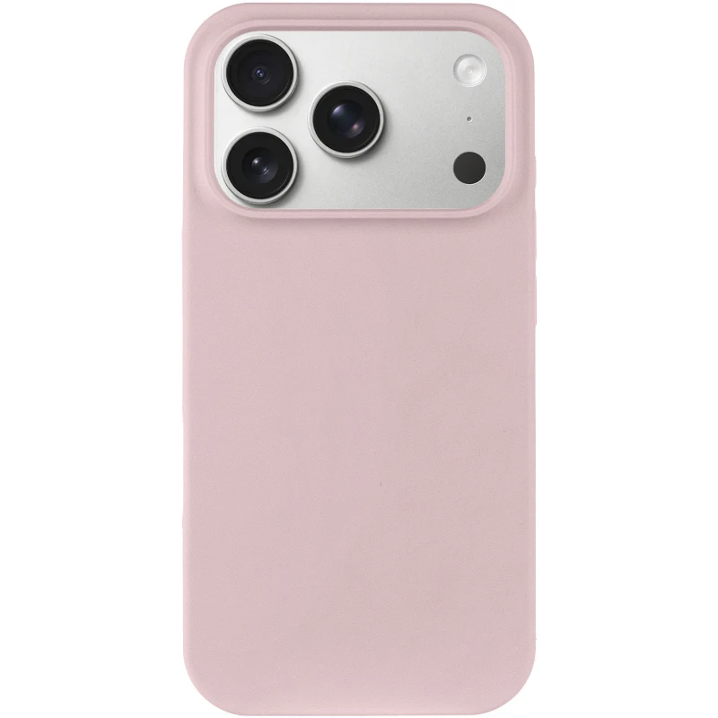 Чохол з закритим низом Silicone Case на Apple iPhone 17 Pro Max (6.9") – Рожевий / Chalk Pink. Фото 4 з 8