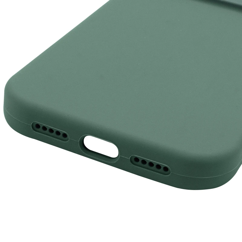 Чохол Silk Full Camera Protective (AA) NO LOGO для Apple iPhone 17 (6.3") – Зелений / Pine green. Фото 7 з 7