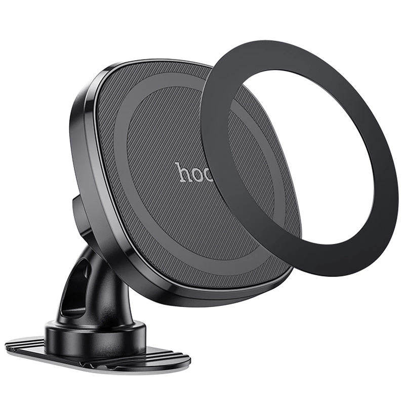 Автотримач Hoco H35 Cheeatag magnetic ring (center console) – Black. Фото 3 з 8