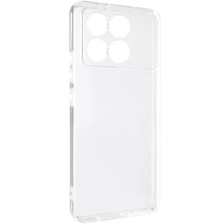 Ультратонкий силіконовий чохол 1,5 мм з захистом камери на Xiaomi Poco F6 Pro фото 1 з 5