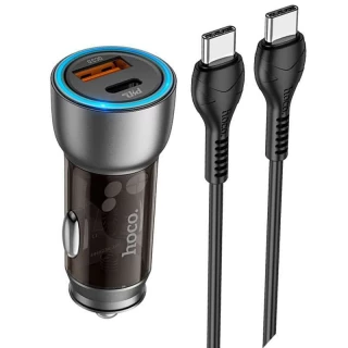 АЗУ Hoco NZ8 PD43W + QC3.0 + Type-C to Type-C фото 1 из 2