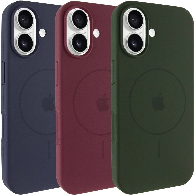 Чехол Silicone Case Full Protective (AA) V2 with MagSafe для Apple iPhone 17 (6.3") фото 3 Чехол Silicone Case Full Protective (AA) V2 with MagSafe для Apple iPhone 17 (6.3") фото 3 из 3