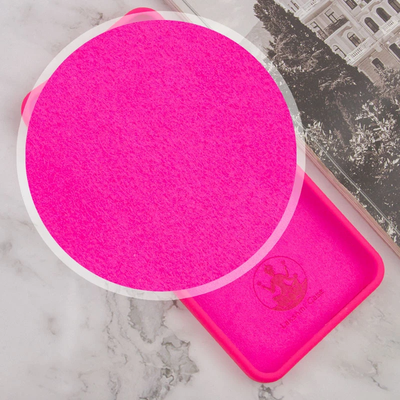 Чохол Silicone Case Lakshmi Premium із закритою камерою для Xiaomi Redmi 13C – Рожевий / Barbie pink. Фото 7 з 12