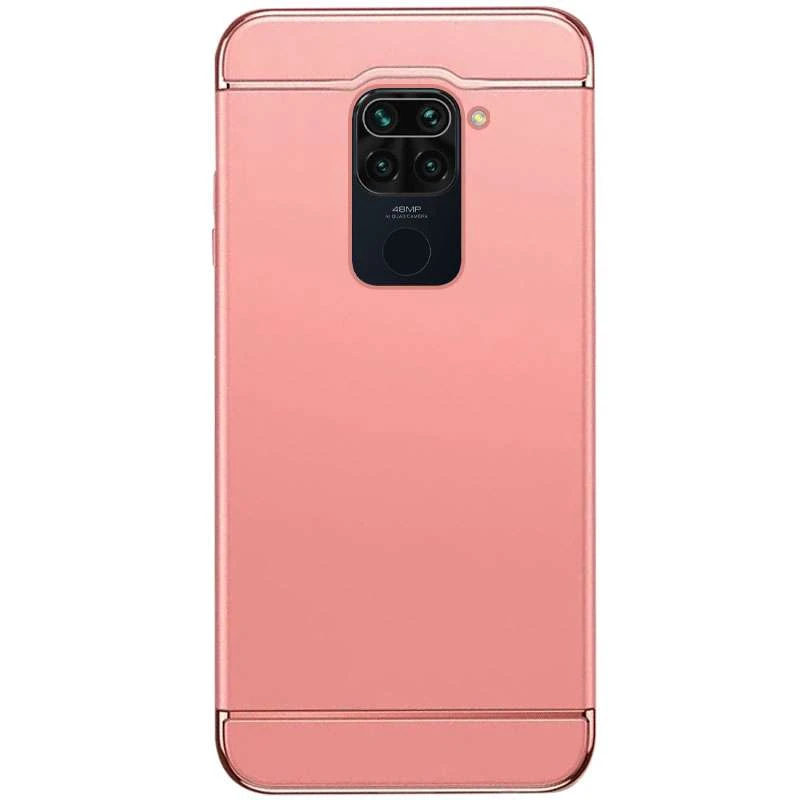 

Пластикова накладка з хромом на Xiaomi Redmi Note 9 / Redmi 10X (Rose Gold)