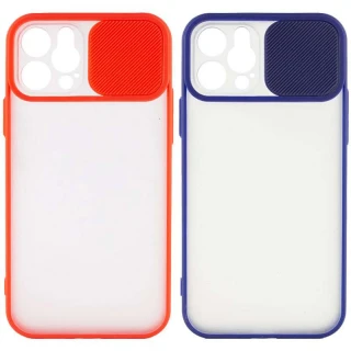 Матовый силиконовый чехол со шторкой для камеры для Apple iPhone 12 (6.1") фото 1 Матовый силиконовый чехол со шторкой для камеры для Apple iPhone 12 (6.1") фото 1 из 1