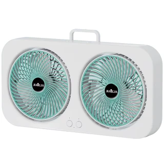 Настільний вентилятор F105 Dual-Fan Design 1800mAh фото 1 з 1