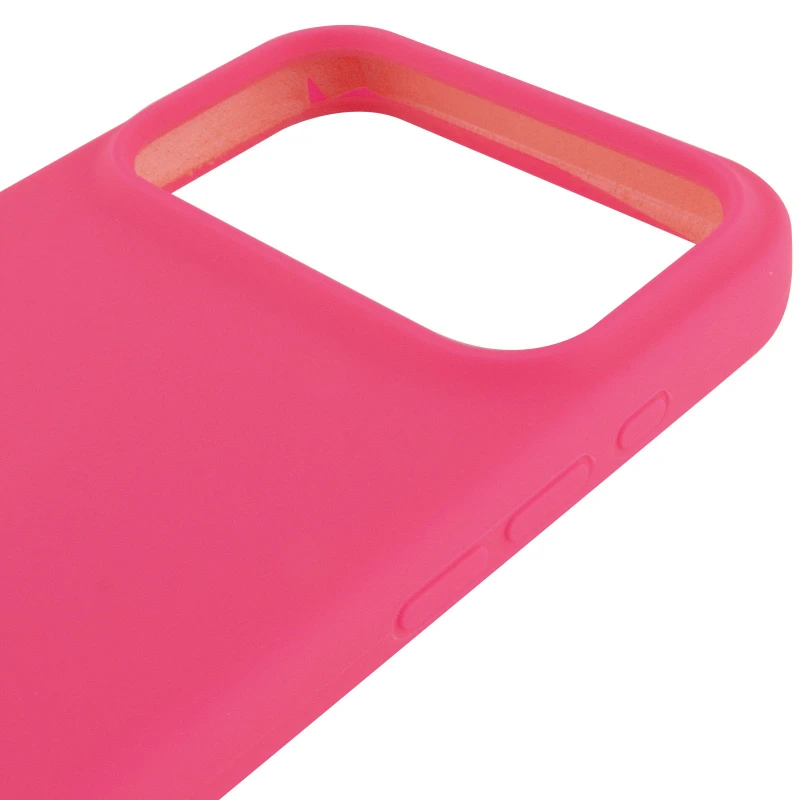 Чохол Silicone Case з закритим низом на Apple iPhone 17 Pro Max (6.9") – Рожевий / Barbie pink. Фото 5 з 6