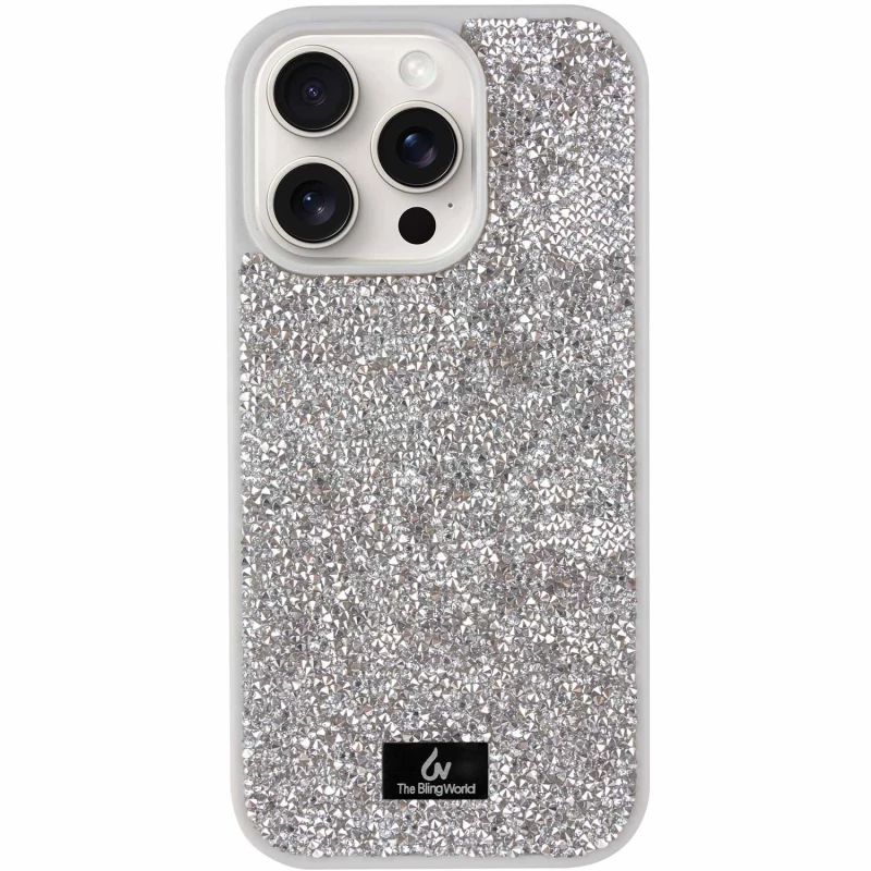 TPU чохол Bling World Rock Diamond на Apple iPhone 12 Pro Max (6.7") – Срібний. Фото 1 з 7