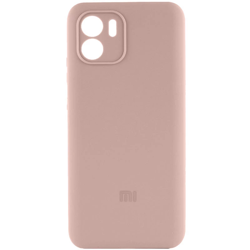 

Чохол Silicone Case з закритим низом та захистом камери на Xiaomi Redmi A1 / A2 (Рожевий / Pink Sand)