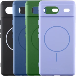Чохол Silicone Cover Lakshmi Full Camera (AA) with Magnetic Fit для Google Pixel 8 фото 1 з 2
