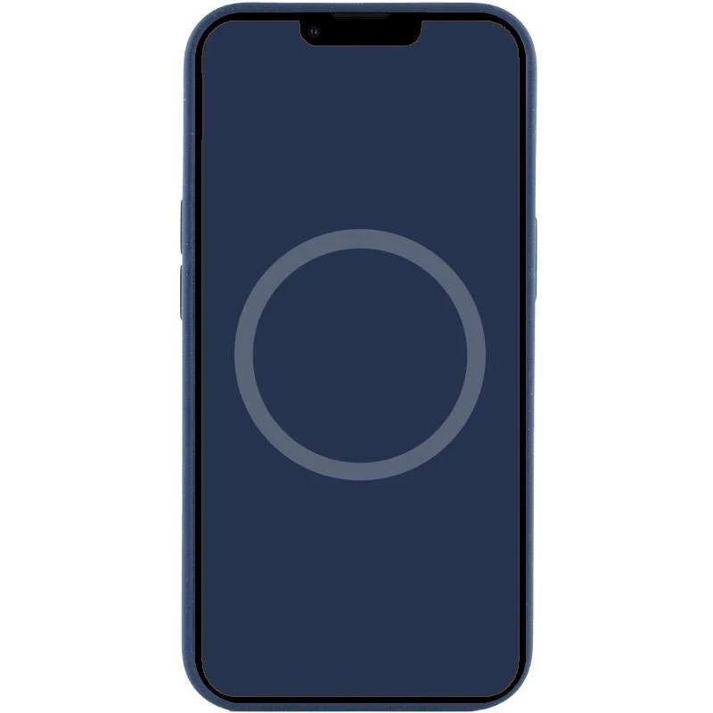 Чехол Silicone case (AAA) with Magsafe and Animation для Apple iPhone 13 (6.1") – Синий / Abyss Blue. Фото 4 из 7