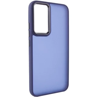 Чехол TPU+PC Lyon Frosted на Samsung Galaxy A15 4G/5G — Синий / Navy Blue