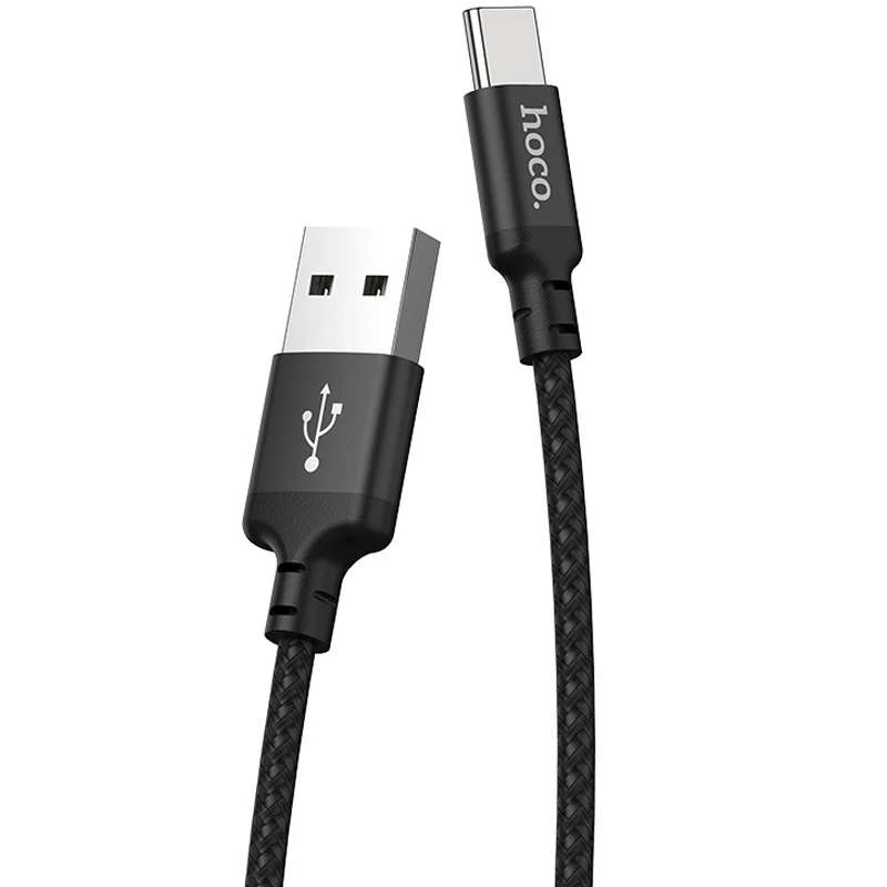 

Дата кабель Hoco X14 Times Speed USB to Type-C (2m) (Черный), Чорний