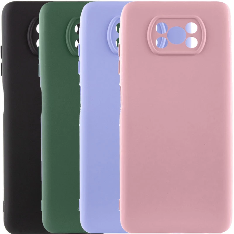 Чохол Silicone Case Lakshmi Premium з закритою камерою на Xiaomi Poco X3 NFC / Poco X3 Pro фото 2 з 2