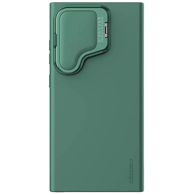 Силіконова накладка Nillkin Camshield Silky Prop для Samsung Galaxy S24 Ultra – Dark Green. Фото 2 з 7