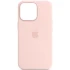 Чехол Silicone case (AAA) with Magsafe and Animation для Apple iPhone 14 Pro Max (6.7") – Розовый / Chalk Pink. Фото 2 из 3