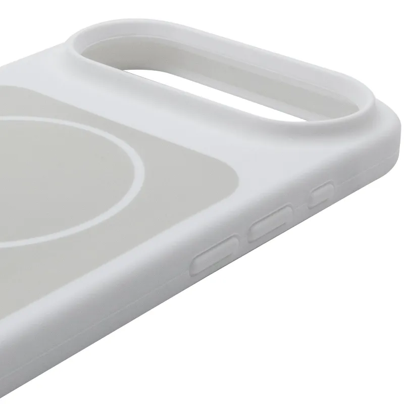 Чохол Silk Duo Color (AA) NO LOGO with Magnetic Fit для Apple iPhone 17 Air (6.5") – White. Фото 6 з 7