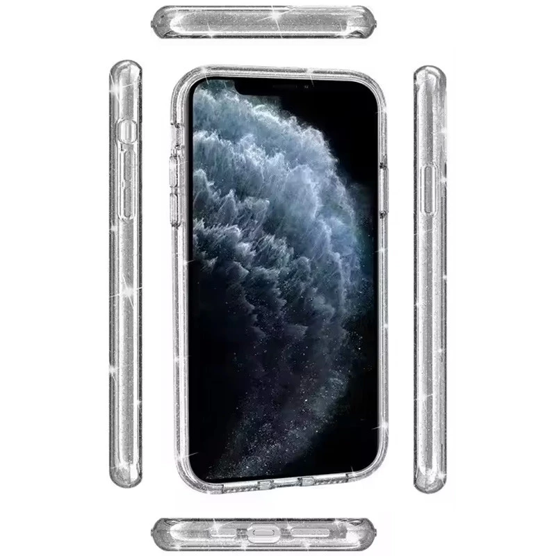 Блестящий силиконовый чехол на Apple iPhone 11 Pro (5.8") – Clear. Фото 4 из 15