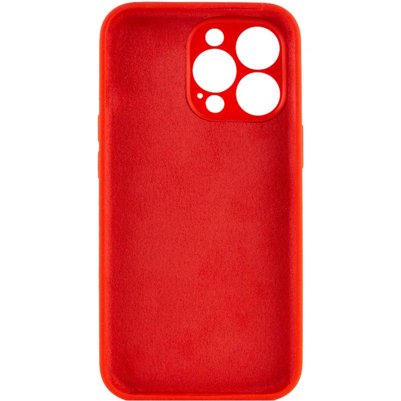 Чехол Silk Full Camera Protective (AA) NO LOGO для Apple iPhone 13 Pro (6.1") – Красный / Red. Фото 2 из 3