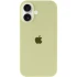 Чохол Silicone Case з закритим низом на Apple iPhone 16 – Жовтий / Mellow Yellow. Фото 8 з 16