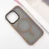 TPU+PC чохол Metal Buttons with Magnetic Fit для Apple iPhone 16 Pro – Золотий / Gold. Фото 3 з 6